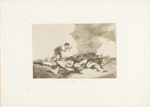 To jest to, po co się urodziłeś, płyta dwunasta z Katastrof wojny autorstwa Francisco Jose de Goya y Lucientes