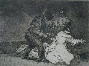 To źle, płyta 46 „Klęski wojny” autorstwa Francisco Jose de Goya y Lucientes