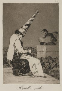 Te drobinki kurzu (Aquellos Polbos) autorstwa Francisco de Goya