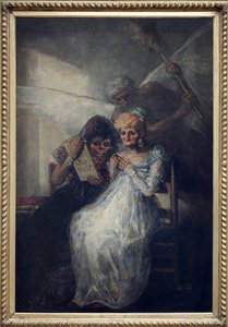 Czas, powiedział Les Vieilles. Obraz Francisco de Goya y Lucientes (1746-1828), olej na płótnie, około 1808-1812, sztuka hiszpańska, początek XIX wieku. Muzeum Sztuk Pięknych w Lille. autorstwa Francisco de Goya