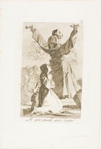 Co może zrobić krawiec!, płyta 52 z Los Caprichos autorstwa Francisco Jose de Goya y Lucientes
