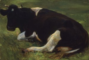 VACA - 1908 - 64X95 cm autorstwa Francisco Llorens Diaz