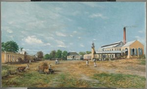Hacjenda La Fortuna, 1885 autorstwa Francisco Manuel Oller