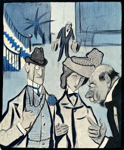 Angielska para meldująca się we francuskim hotelu, 1903 autorstwa Francisco Sancha y Lengo