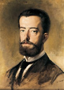 Portret Amadeo I Sabaudii (1845-1890), króla Hiszpanii autorstwa Francisco Sans y Cabot