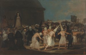 Procesja biczowników autorstwa Francisco de Goya