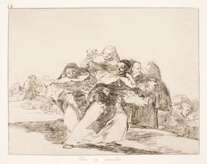 Wszystko idzie nie tak (42) autorstwa Francisco de Goya