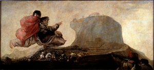 Asmodeusz (olej na płótnie) autorstwa Francisco de Goya