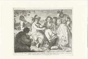 Bachus w donkaardach Baco (tytuł na obiekcie) Pijacy autorstwa Francisco de Goya