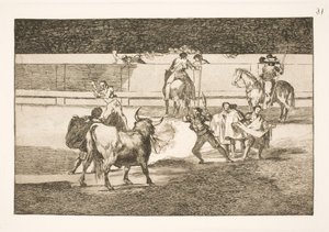 Banderille z błyskawicą chińską autorstwa Francisco de Goya