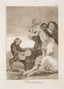 Bravissimo (Karol IV i Godoy) autorstwa Francisco de Goya