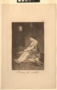 Caprichos: Ponieważ była podatna... autorstwa Francisco de Goya