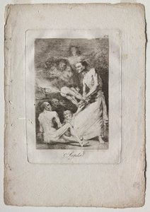 Caprichos: Cios autorstwa Francisco de Goya
