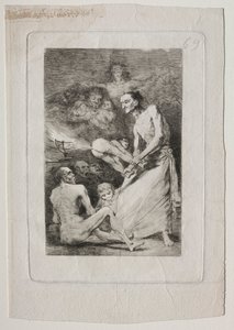 Caprichos: Cios, ok. 1799. autorstwa Francisco de Goya