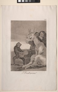 Kaprysy: Brawo! autorstwa Francisco de Goya