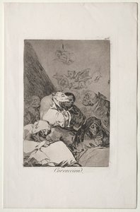 Caprichos: korekta. autorstwa Francisco de Goya