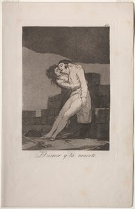 Caprichos: miłość i śmierć autorstwa Francisco de Goya