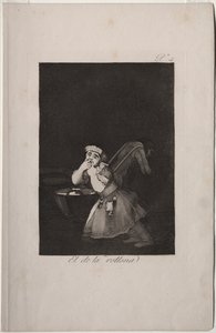 Caprichos: chłopiec niani autorstwa Francisco de Goya