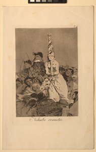 Caprichos: Nic nie można na to poradzić. autorstwa Francisco de Goya
