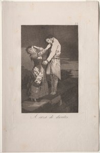 Caprichos: polowanie na zęby autorstwa Francisco de Goya