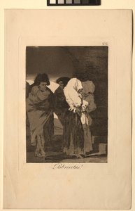 Caprichos: Biedne dziewczynki!. autorstwa Francisco de Goya
