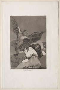 Caprichos: Opowieści-Podmuchy wiatru autorstwa Francisco de Goya