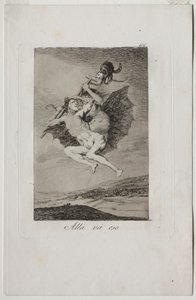 Caprichos: To idzie. autorstwa Francisco de Goya
