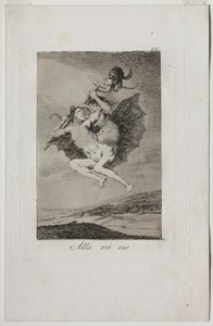 Caprichos: To się dzieje... autorstwa Francisco de Goya