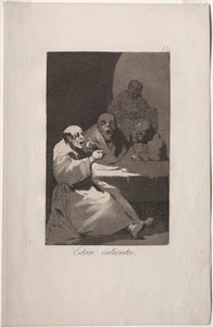 Caprichos: Są gorące. autorstwa Francisco de Goya