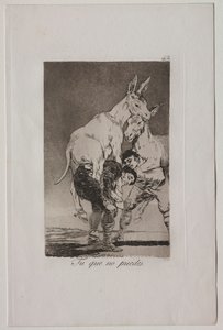 Caprichos: Ty, który nie potrafisz autorstwa Francisco de Goya