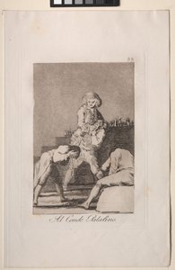 Caprichos: do hrabiego palatyna lub hrabiego podniebienia autorstwa Francisco de Goya