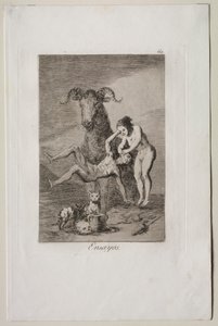 Caprichos: Próby autorstwa Francisco de Goya