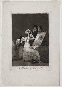 Caprichos: Aż do śmierci autorstwa Francisco de Goya
