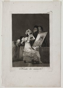 Caprichos: Aż do śmierci, 1799. autorstwa Francisco de Goya