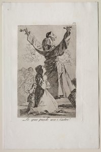 Caprichos: co może zrobić krawiec! autorstwa Francisco de Goya