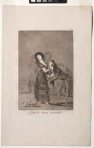 Caprichos: Który z nich jest bardziej pokonany? autorstwa Francisco de Goya