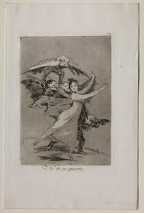 Caprichos: nie uciekniesz autorstwa Francisco de Goya