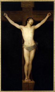 Chrystus krzyżuje Malarstwo Francisco de Goya (1746-1828) XIX-wieczne słońce. 2,55 x 1,54 m Madryt. Musee Du Prado - Chrystus Ukrzyżowany. Obraz Francisco de Goya y Lucientes (1746-1828) autorstwa Francisco de Goya