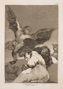 Dmuchają im w uszy autorstwa Francisco de Goya