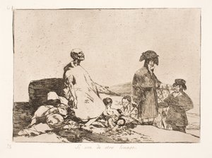 Są z innej rasy (61) autorstwa Francisco de Goya
