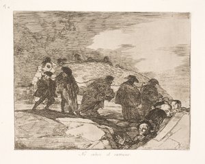 Nie wiedzą gdzie (70) autorstwa Francisco de Goya