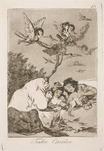 Wszyscy upadną autorstwa Francisco de Goya