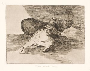Coś z tego wyciąga! (40) autorstwa Francisco de Goya