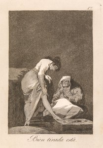 Siedzi! autorstwa Francisco de Goya