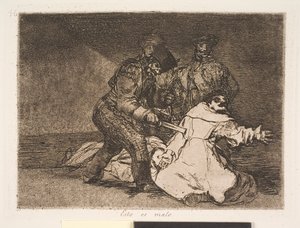Jest źle (46) autorstwa Francisco de Goya