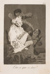 Nazywa się to czytaniem autorstwa Francisco de Goya