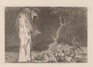 Szaleństwo strachu autorstwa Francisco de Goya