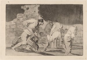 Disparate furioso (Wściekłe szaleństwo) autorstwa Francisco de Goya