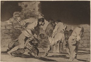 Disparate furioso (Wściekłe szaleństwo) autorstwa Francisco de Goya