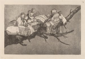 Disparate ridiculo (śmieszne szaleństwo) autorstwa Francisco de Goya